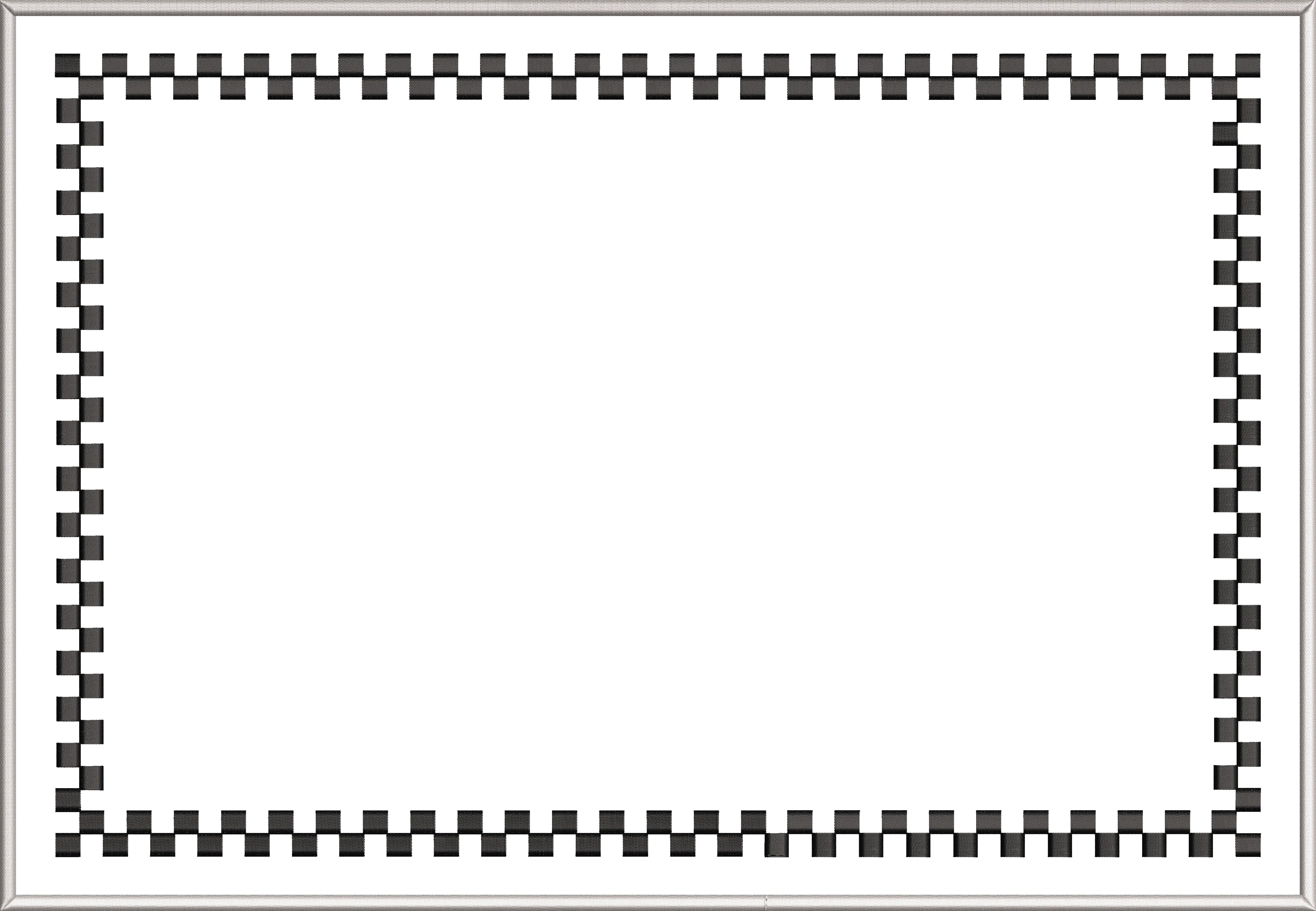 Frame 42f checkered rectangle